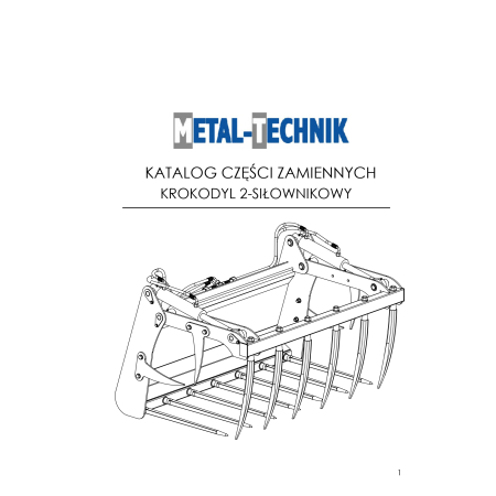 Części zamienne Metal-Technik Krokodyl 2 siłowniki